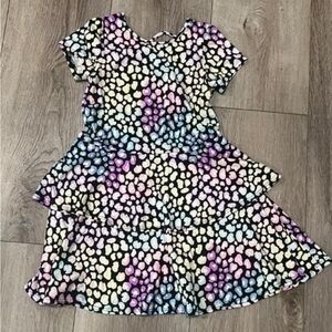 Pixielane 9/10 rainbow leopard dress
